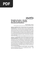 Disciplina Escolar e Gestão - SILVA