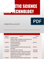 Materi Bu christinaCOSMETIC SCIENCE AND TECHNOLOGY PDF