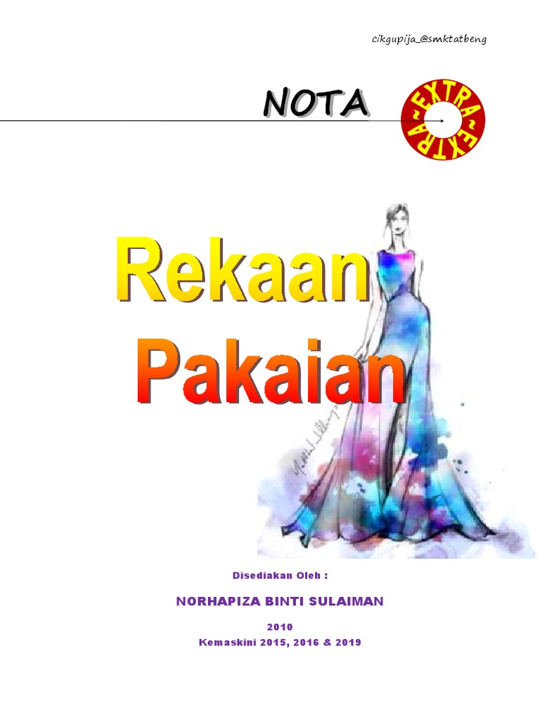 Nota Rekaan Pakaian Pdf Pdf