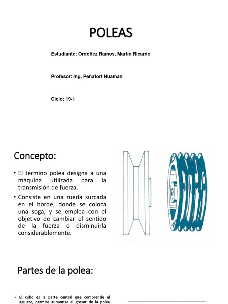 Poleas Pdf