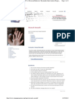 Step Up Sexual Assault Scenario and Questions PDF