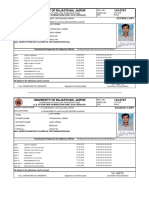 University of Rajasthan Admit Card