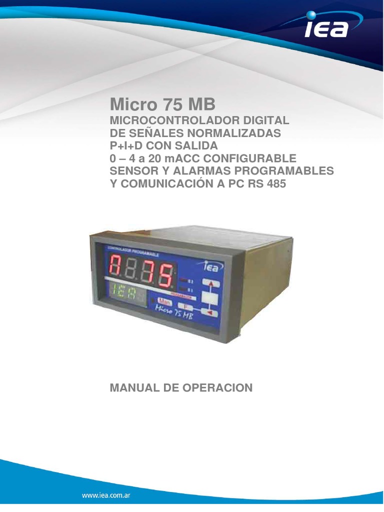 Controlador IEA | PDF | Bienes manufacturados | Ingenieria Eléctrica
