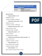 M4 U4 A3 Razones Financieras