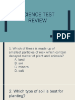 Science Test 4th Quarter Review