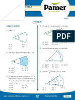 Trigonometría: Áreas de sectores y regiones sombreadas