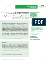 Sarcoma de Ewing Con Metstasis Pulmonren Paciente Peditrico Reporte de Caso (1)