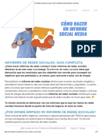Informe - Redes Sociales