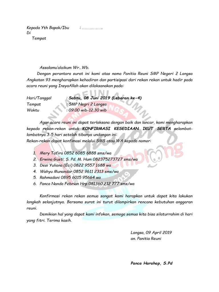 Undangan Reuni Fix