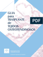 Guia para El Transplante de Tejidos Osteotendinosos PDF