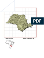 Mapa e Municípios de SP