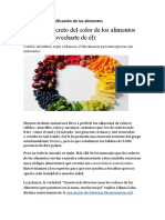 El Código Secreto Del Color de Los Alimentos (Y Cómo Aprovecharte de Él)