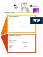 Checklist Admissão e Demissão