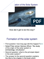 Formation of Solar System