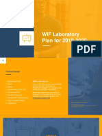 WIF Laboratory Plan For 2019-2020