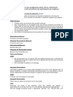 Protocolo de Audiencia Oral en El Proceso Voluntario de Divorcio de Instancia de Familia