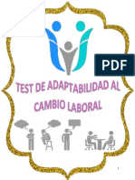 Prueba de Adaptación Al Cambio Laboral Nuevo