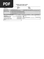 Frederick County Public Schools Kindergarten Report Card: English Language Arts ART