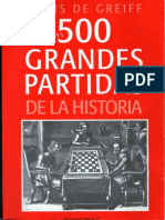 Las 500 Grandes Partidas de La Historia - Boris de Greiff PDF