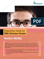 Verbal Ability: Preparation Guide For