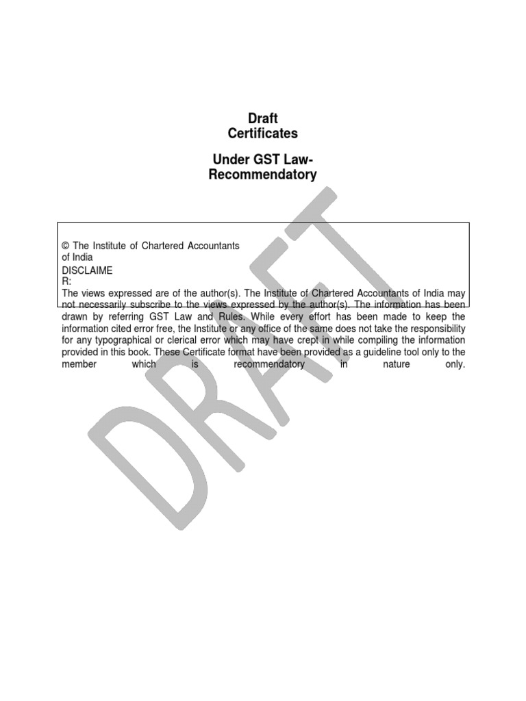 Certification Draft | PDF | Debits And Credits | Invoice