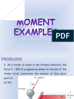 B16 Statics - Moment - Problems PDF