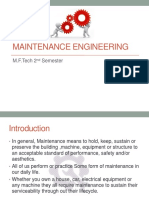 Maintenance Engineering PDF