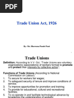 Chapter 1 - Trade Union Act 1926