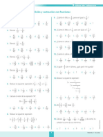 Adición y Sustraccion Con Fracciones PDF