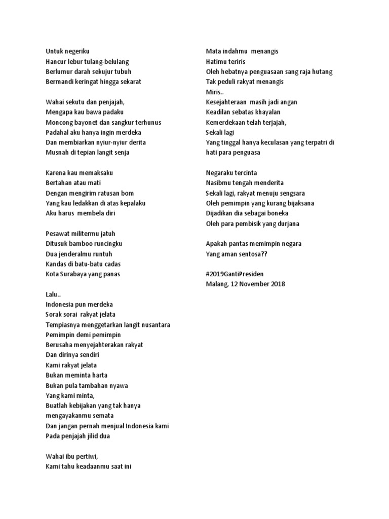 Koleksi Sajak Dan Puisi Keamanan Pdf