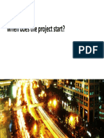 When Does The Project Start?