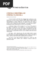 Cinema e Historia ou cinema na escola