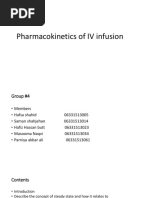 Pharmacokinetics of IV Infusion