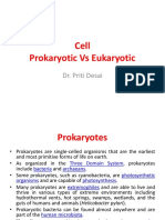 Prokaryotic vs Eukaryotic Cells