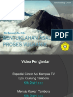 Bentuklahan Asal Proses Vulkanik PDF