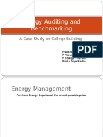 Energy Auditing and Benchmarking: A Case Study On College Building