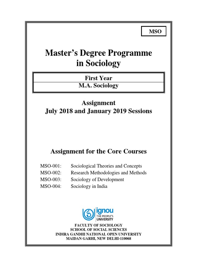 Master degree assignment example image
