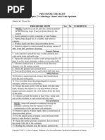 Procedure Checklist Chapter 27: Collecting A Clean-Catch Urine Specimen