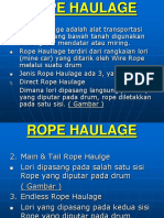 Rope Haulage