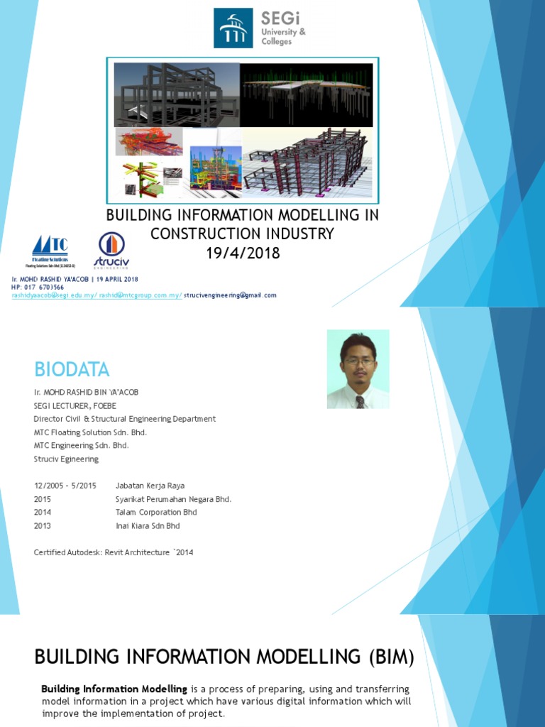 Bim In Construction Industry Segi 10102018 Pdf Download Free Pdf