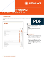 Lighting Program: Operating Manual