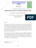 Diagnosis Blood Test For Liver Disease Using Fuzzy Logic