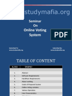 Seminar On: Online Voting System