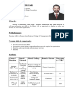 Himanshu Shekhar Resume