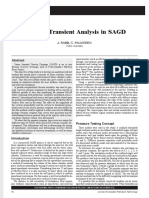 Pressure Transient Analysis in SAGD