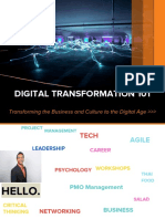 Digital Transformation 101: Transforming The Business and Culture To The Digital Age