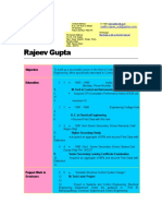 Rajeev Gupta: 1. M. Tech in Control and Instrumentation Engineering