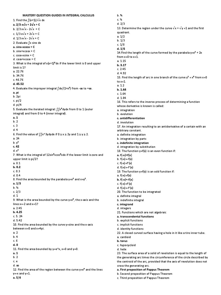Integral Edge | Download Free PDF | Integral | Area