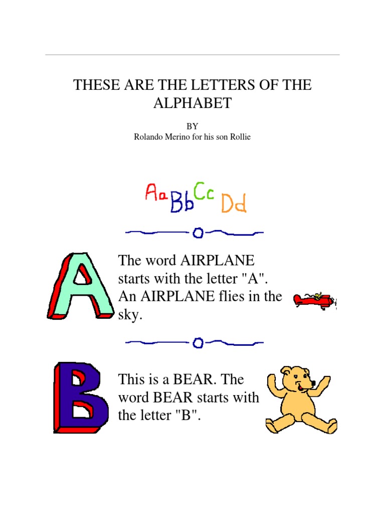 These Are The Letters of The Alphabet | PDF | Poetry | Classics