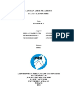 LAPORAN AKHIR PRAKTIKUM STATISTIKA INDUSTRI